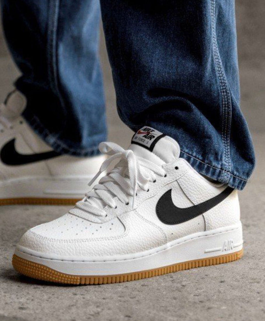 NIKE AIR FOR ONE BLANCO - NEGRO