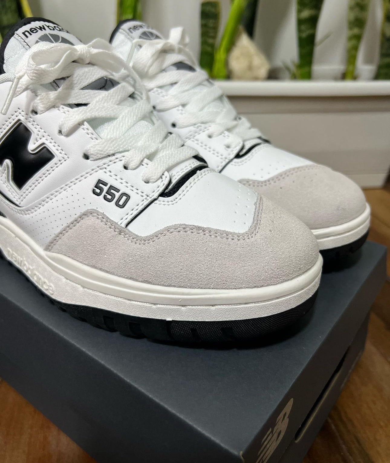 NEW BALANCE 550 BLANCO - NEGRO