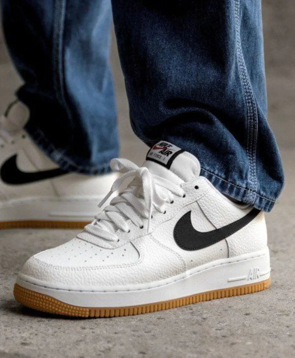 NIKE AIR FOR ONE BLANCO - NEGRO